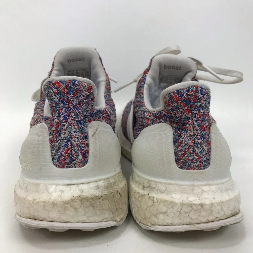 Adidas Ultraboost 4.0 White‎ Multicolor Men's Size 6 F34036 Ultra Boost Running